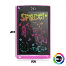 Lousa Mágica LCD RGB Infantil 10" polegadas - Rosa